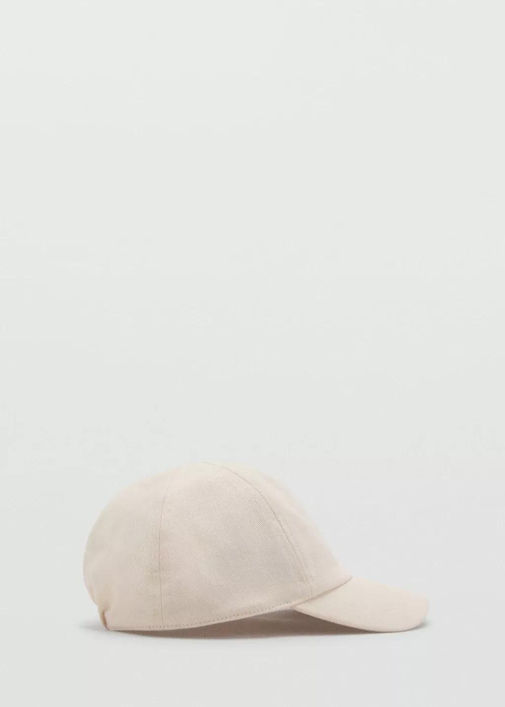 Brown Lt Pastel Embroidered Detail Cap, Baby Boy, , large image number 3