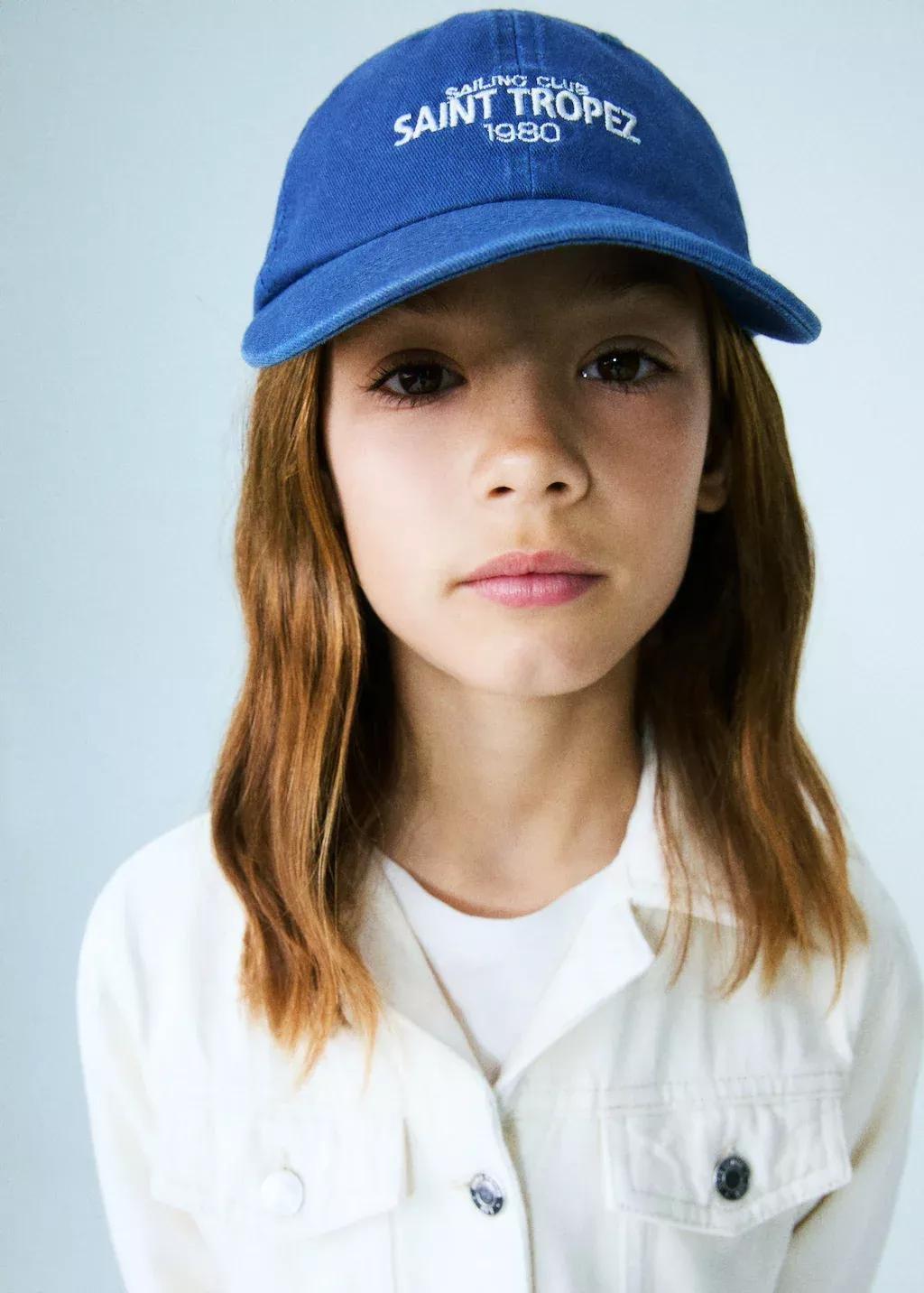 NAVY Denim cap with visor, Kids Boy, , large image number 4