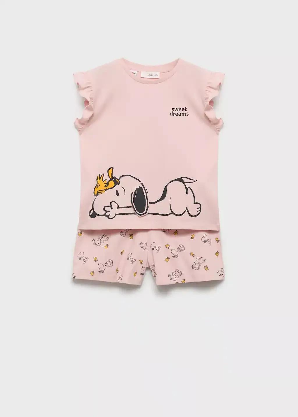 Pink Cotton Pyjama Shorts Pack, Kids Girl, , medium