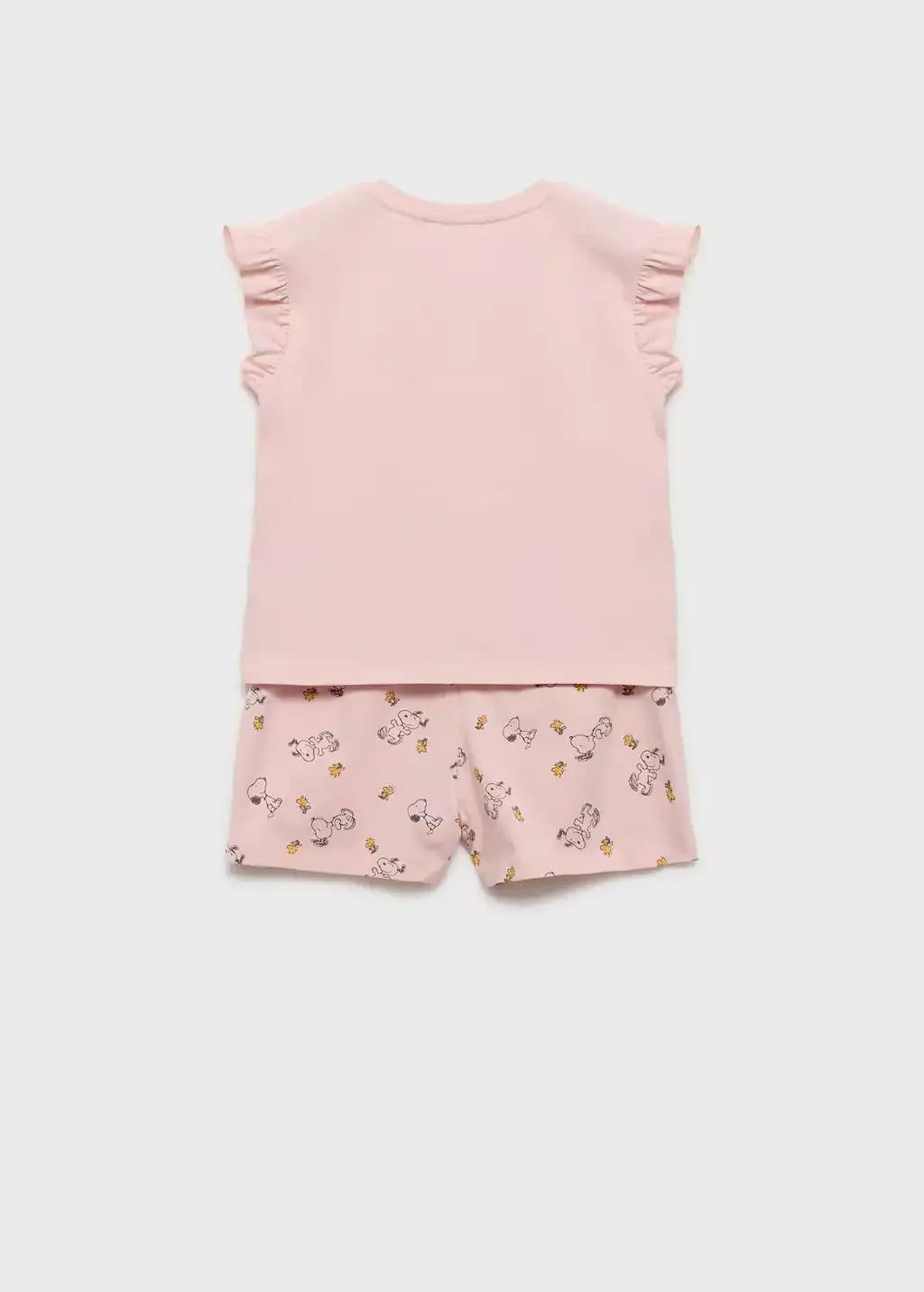 Pink Cotton Pyjama Shorts Pack, Kids Girl, , large image number 2
