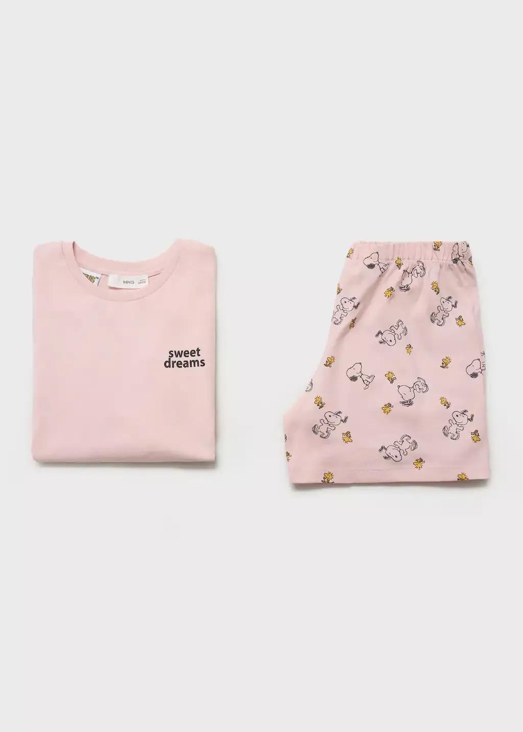 Pink Cotton Pyjama Shorts Pack, Kids Girl, , large image number 3