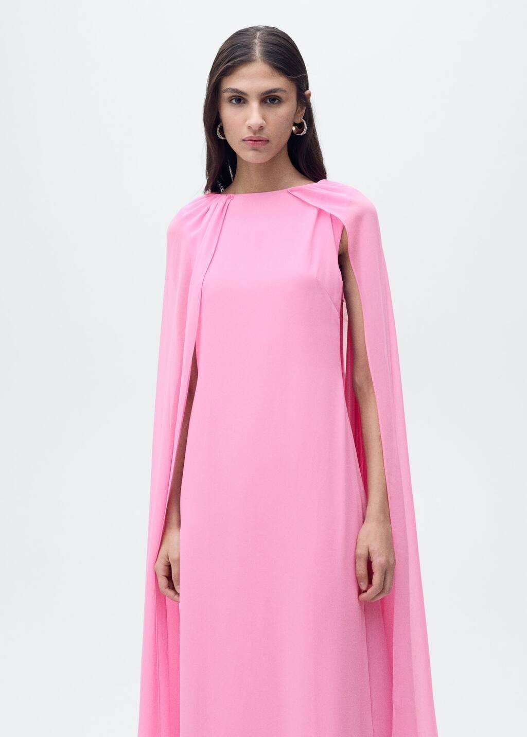 Pink Plain Shift Formal Maxi, , large image number 0