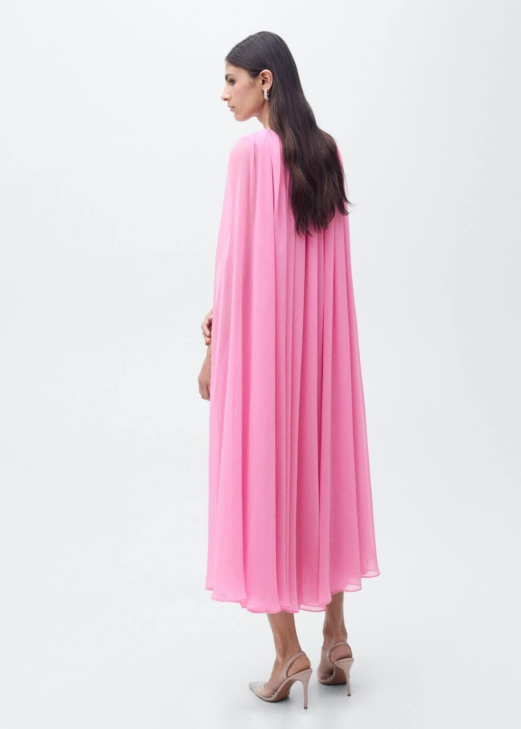 Pink Plain Shift Formal Maxi, , large image number 5