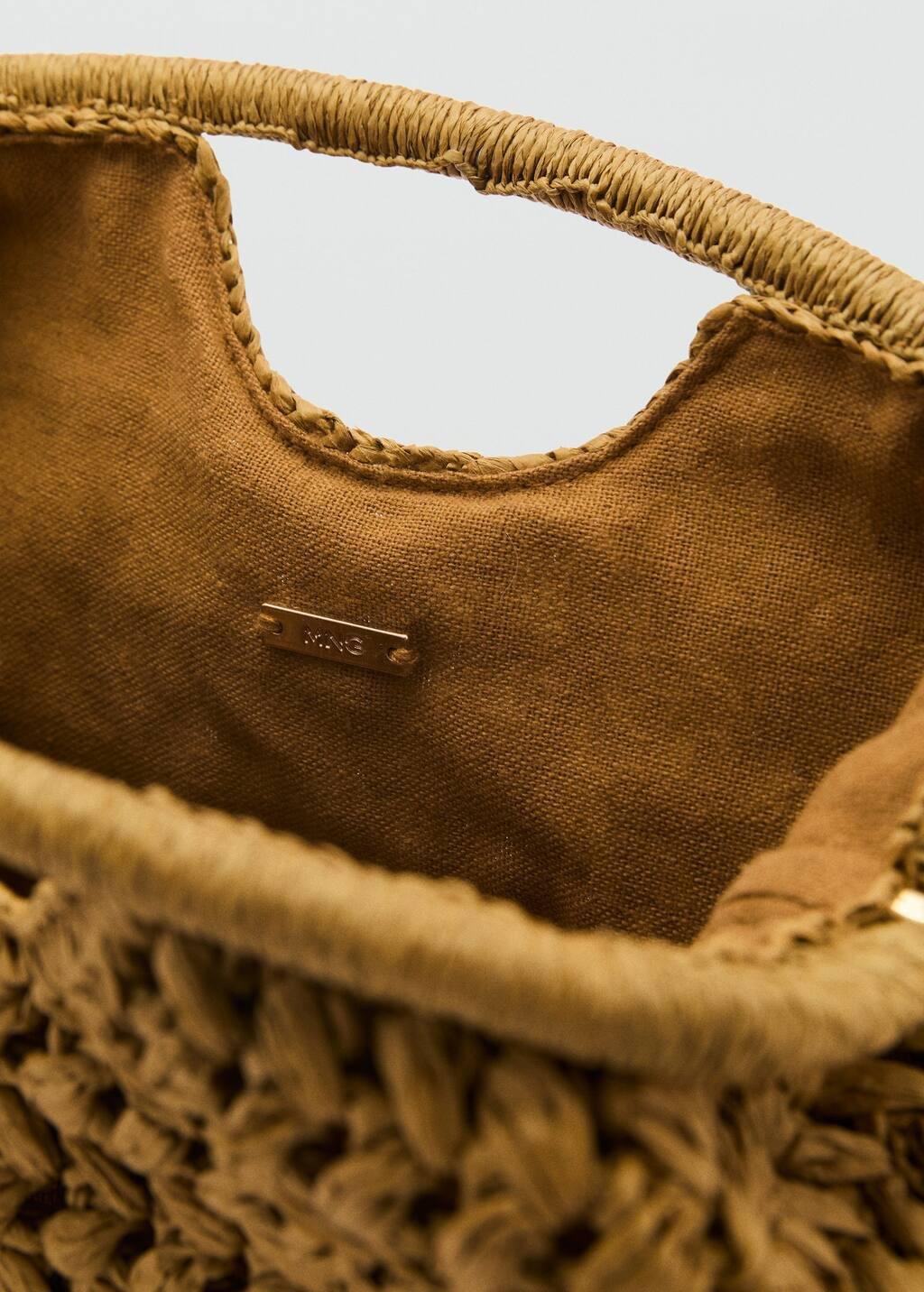 Green Natural Fiber Clutch Bag, 0201_36, large image number 1