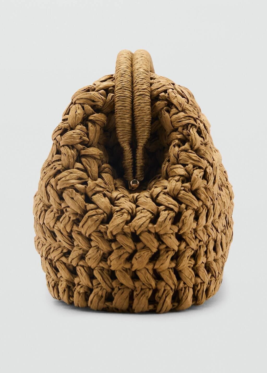 Green Natural Fiber Clutch Bag, 0201_36, large image number 2