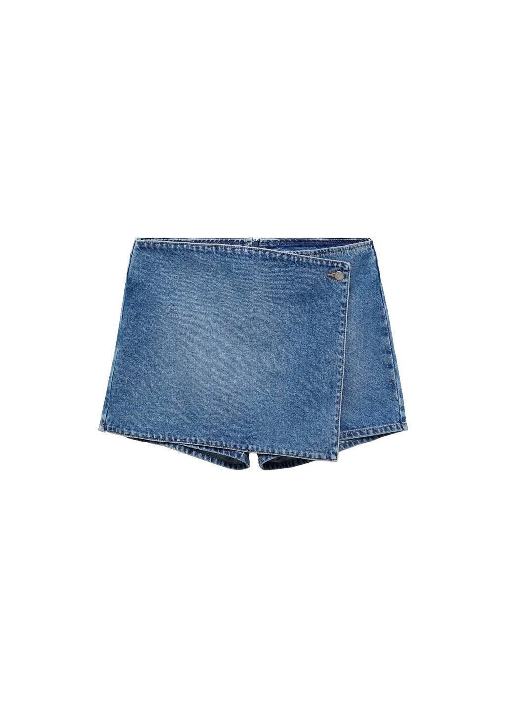 OPEN BLUE Denim skort, , large image number 3