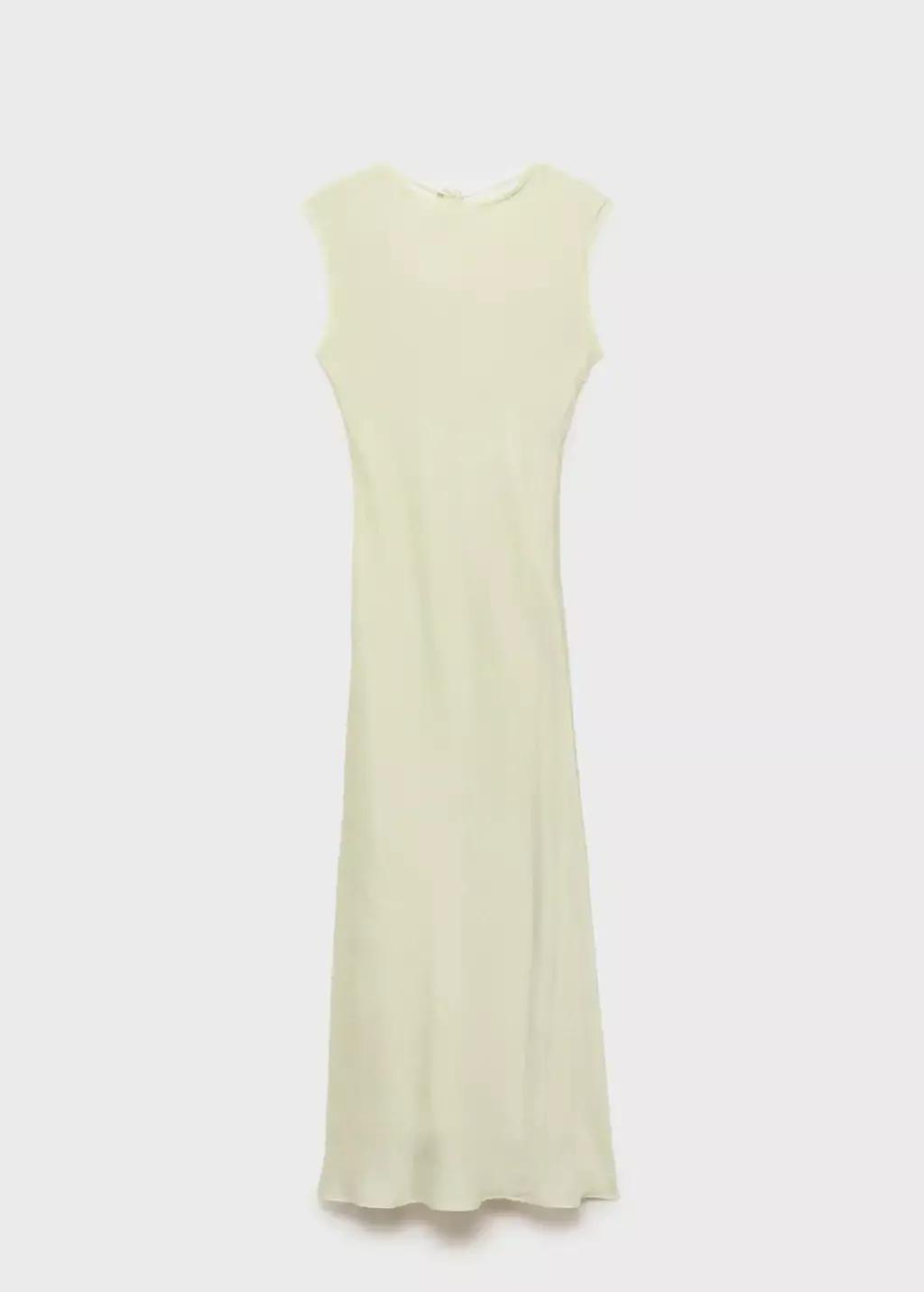Turquoise Midi-Dress With Creased Effect, , large image number 3