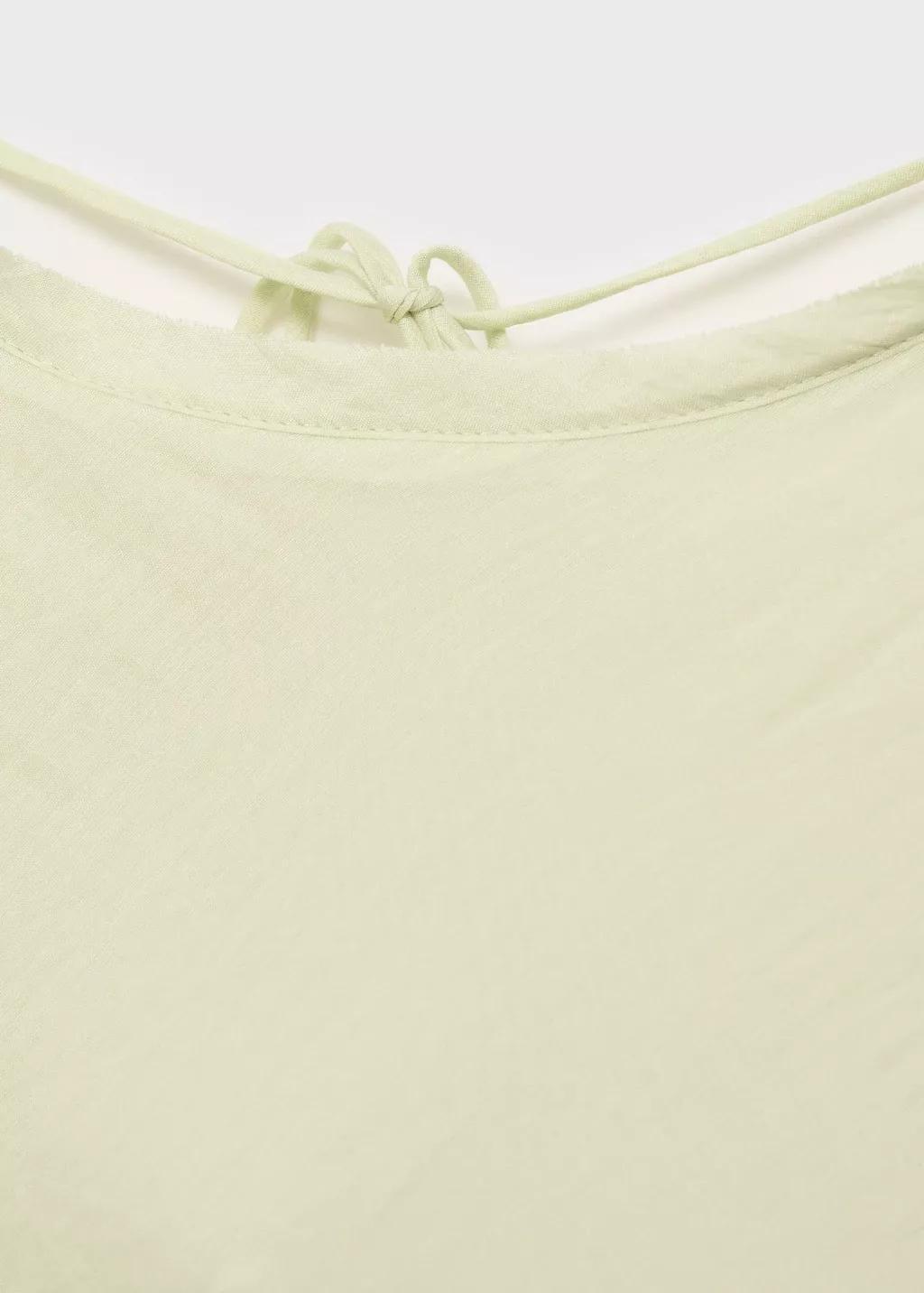 Green Midi-Dress With Creased Effect, , large image number 5