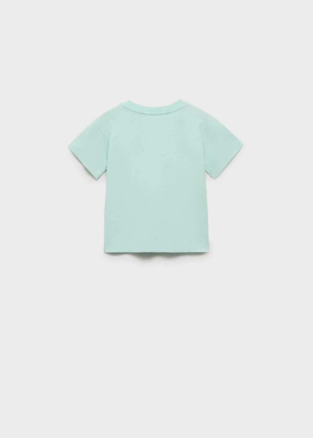 Green Short-Sleeved Printed T-Shirt, Baby Boy, , large image number 1