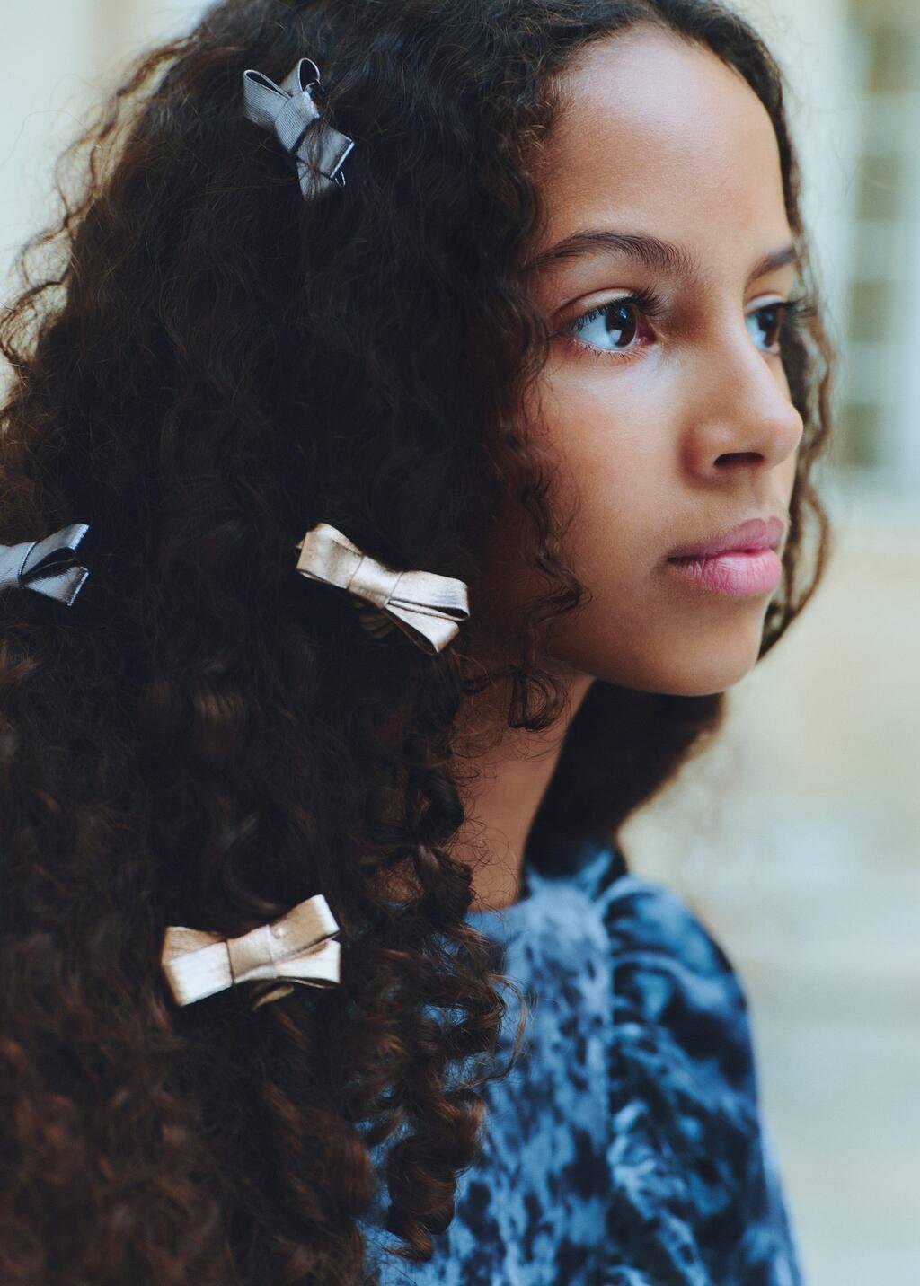 Silver Pack of 4 scrunchies, Silver, large image number 1