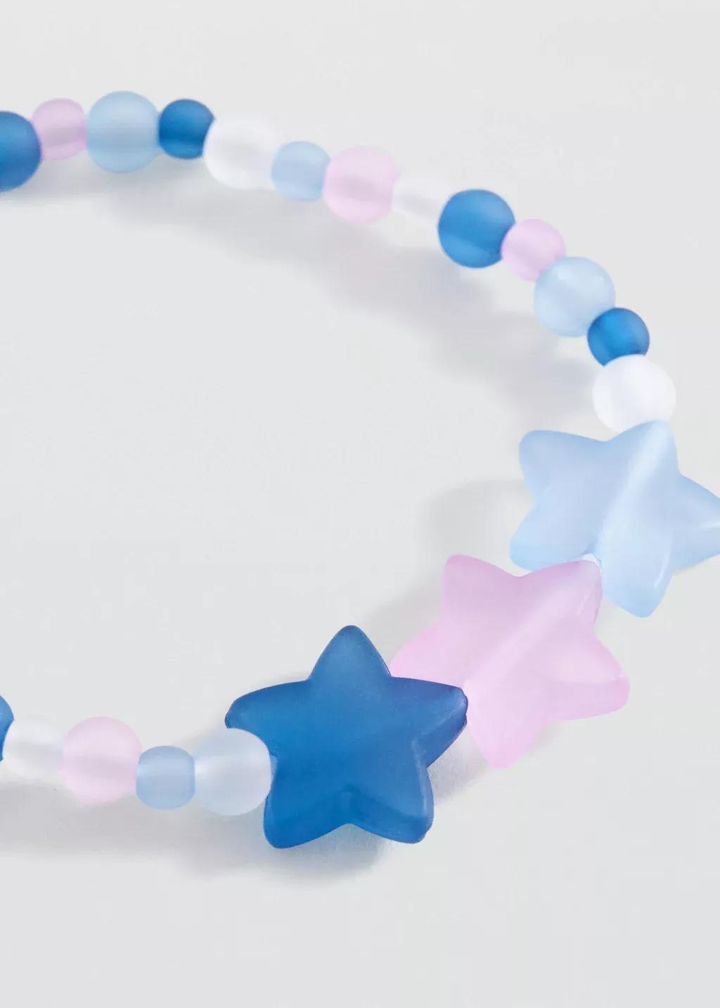 Pink Bracelet And Necklace Set, Kids Girl, Pink, large image number 0