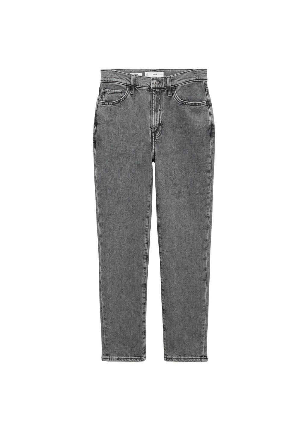 Grey Slim Jeans In Cropped Length Claudia, , large image number 2