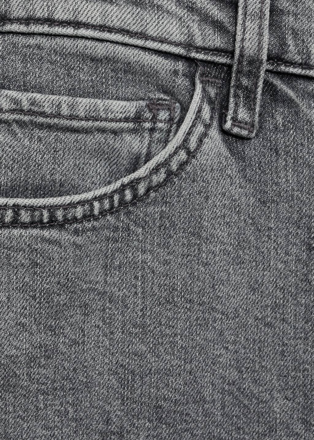 Grey Slim Jeans In Cropped Length Claudia, , large image number 5