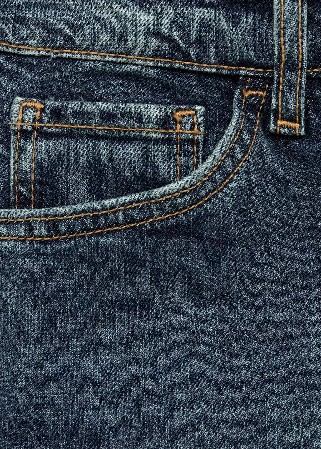 Blue Claudia Slim-Fit Cropped Jeans, , large image number 6
