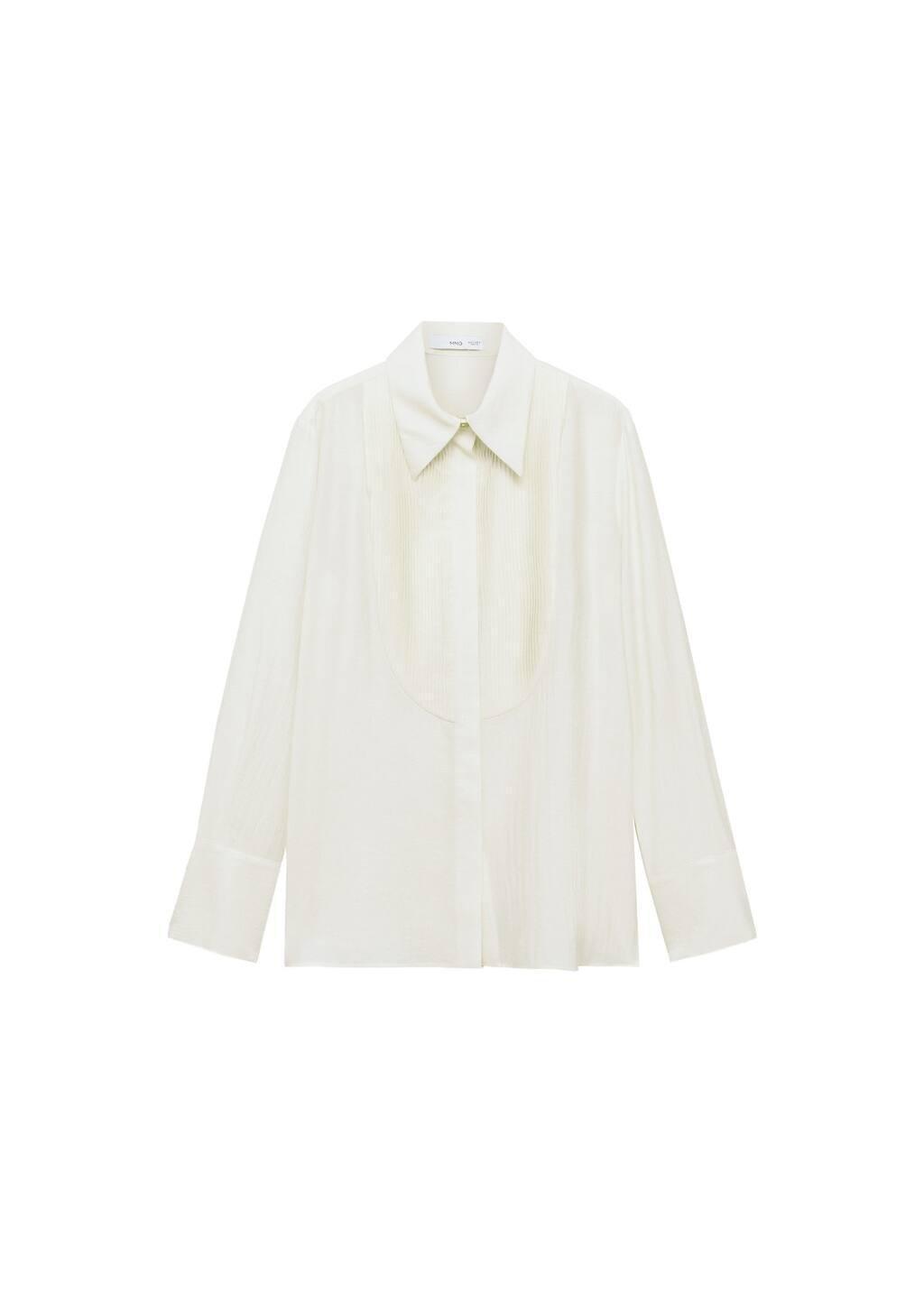 White Fluid Skirt With Contrasting Panel, , large image number 2