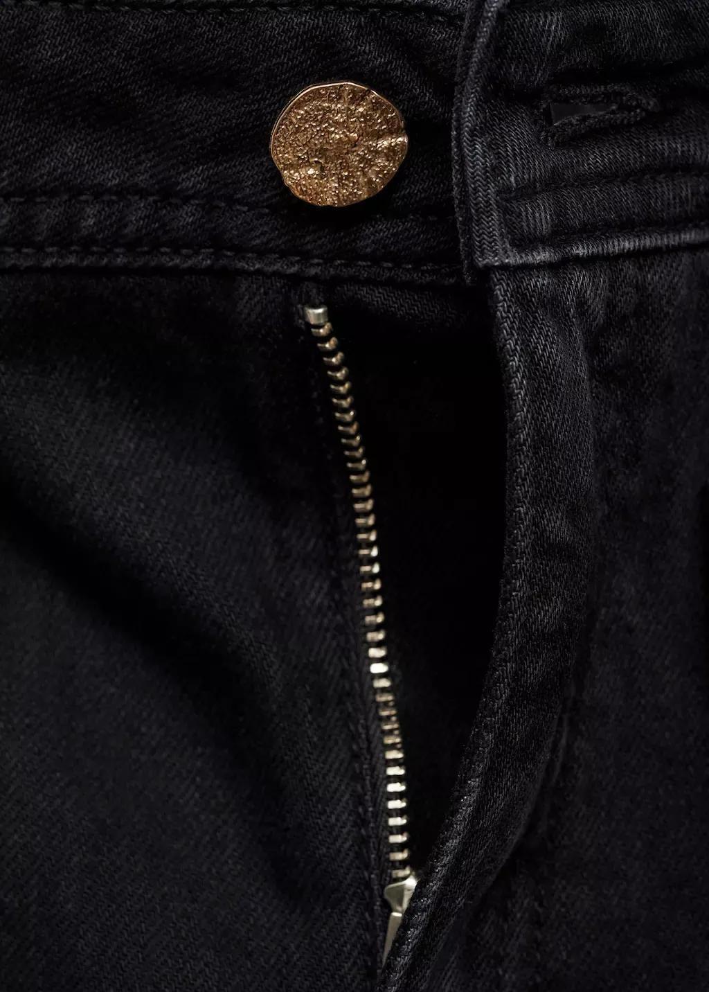 Grey Wideleg Jeans With Pockets, , large image number 5