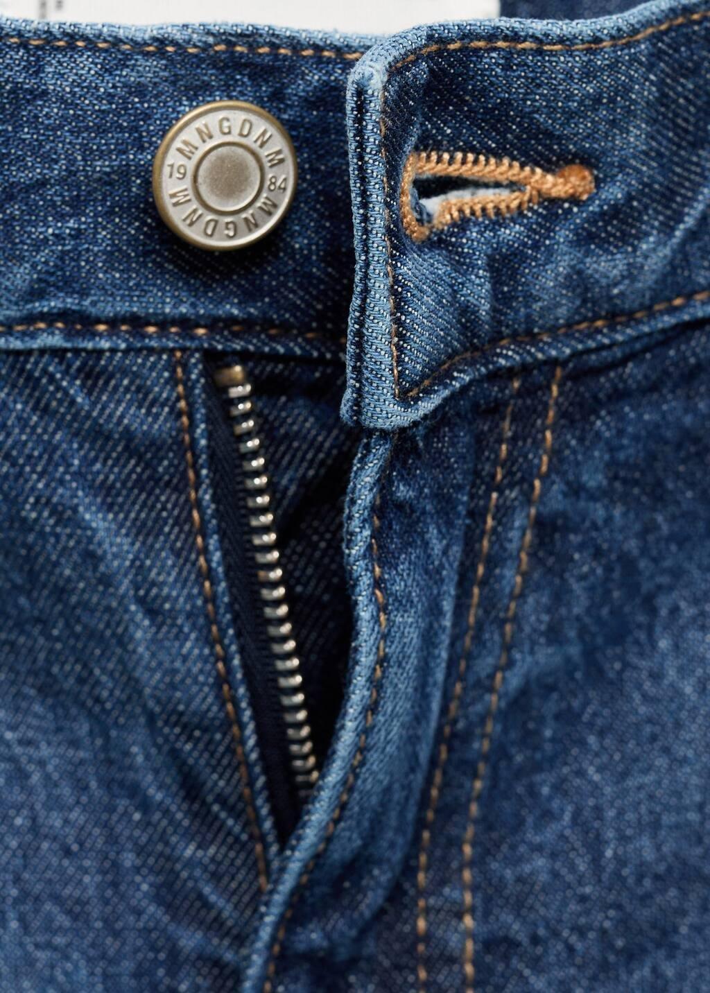 Blue High-Rise Wideleg Jeans, , large image number 6