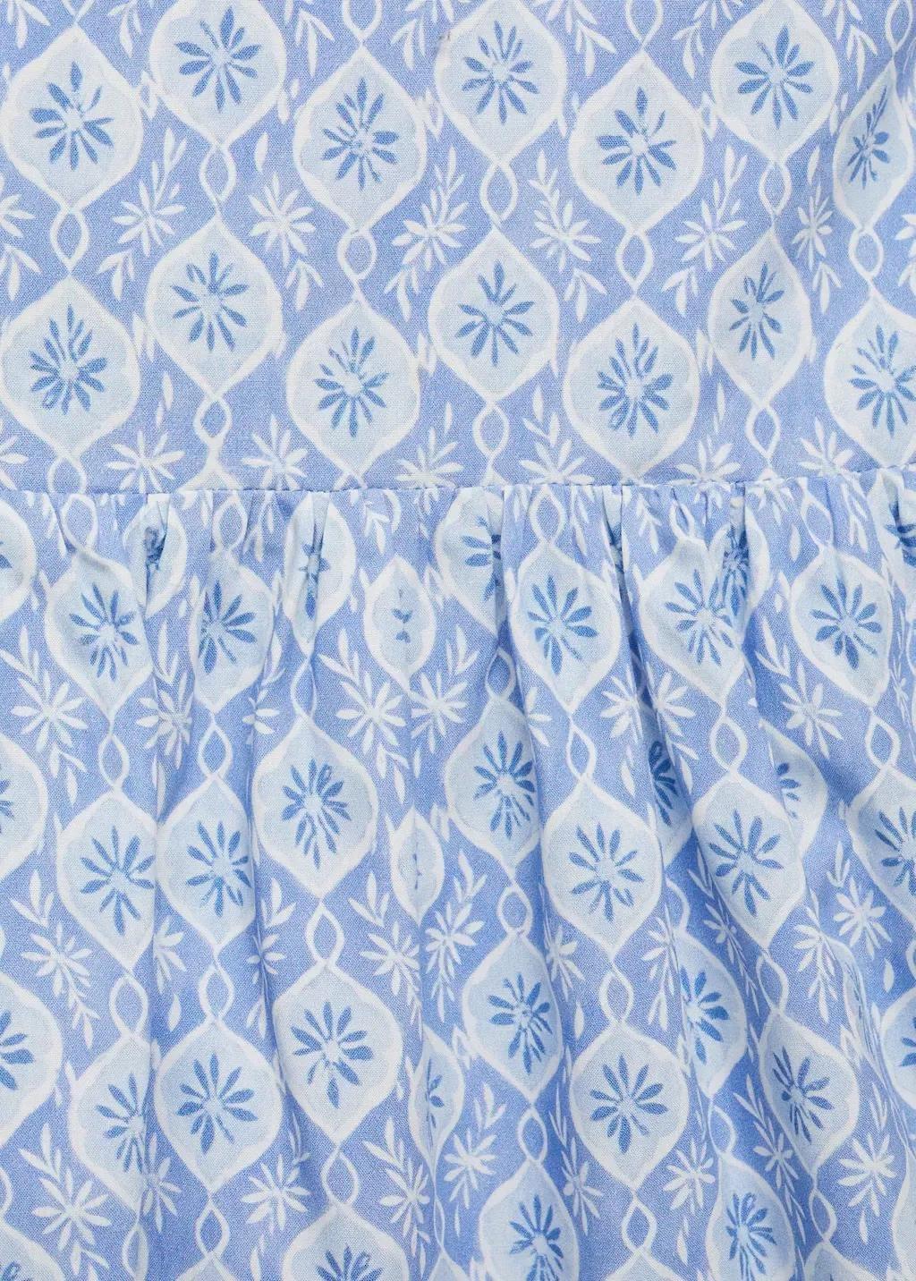 MEDIUM BLUE Printed ruffle dress, Kids Girl, , large image number 2