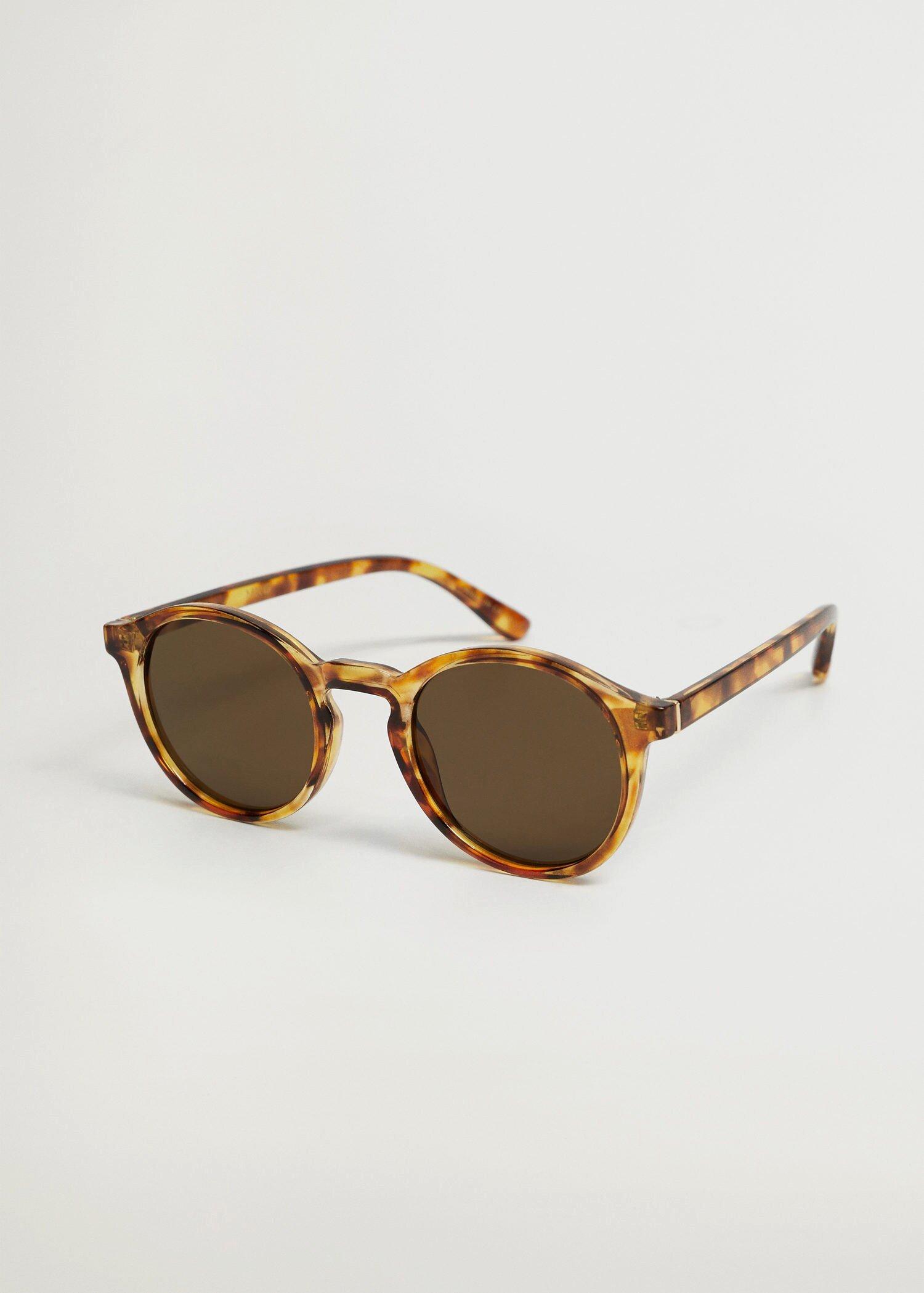 Green Rounded Sunglasses, Men, , large image number 0