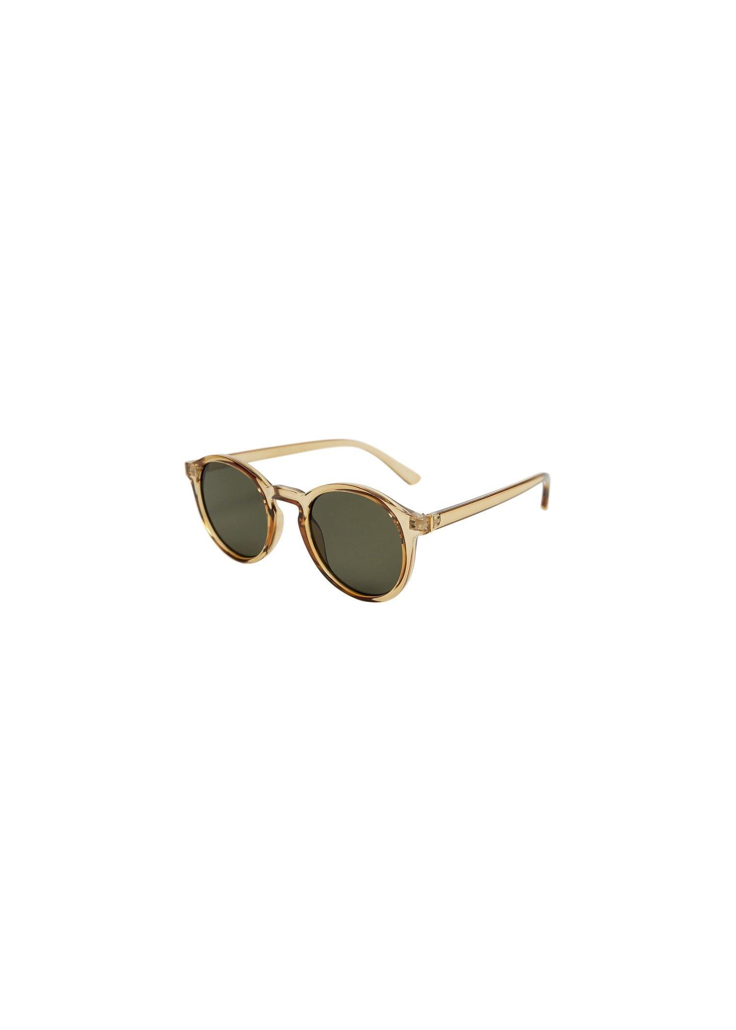 Dark Brown Rounded Sunglasses, Men, , large image number 2