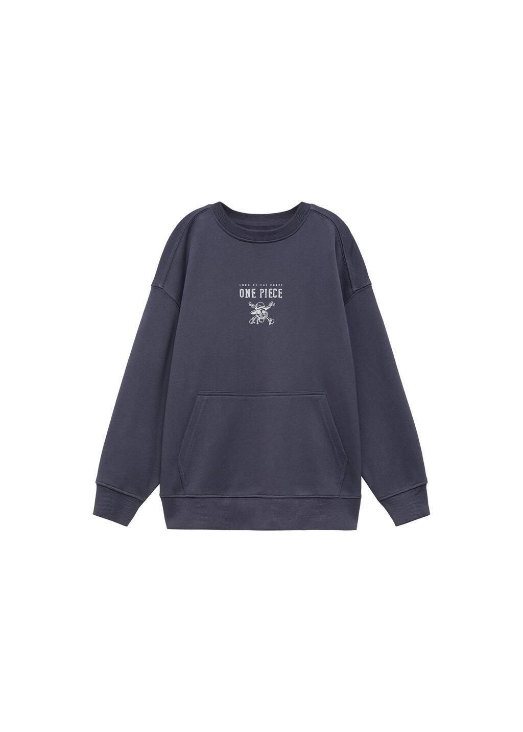 Grey Cotton Letter Sweatshirt, Kids Boy, , large image number 2
