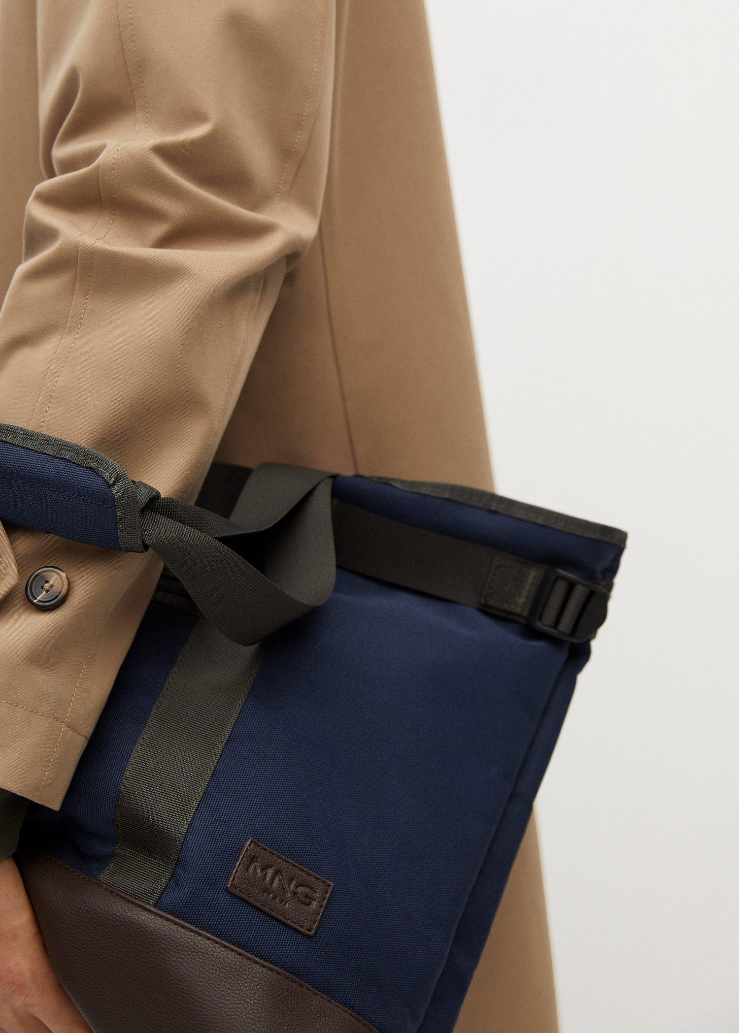 medium blue Pocket canvas tote bag, Men, , large image number 0
