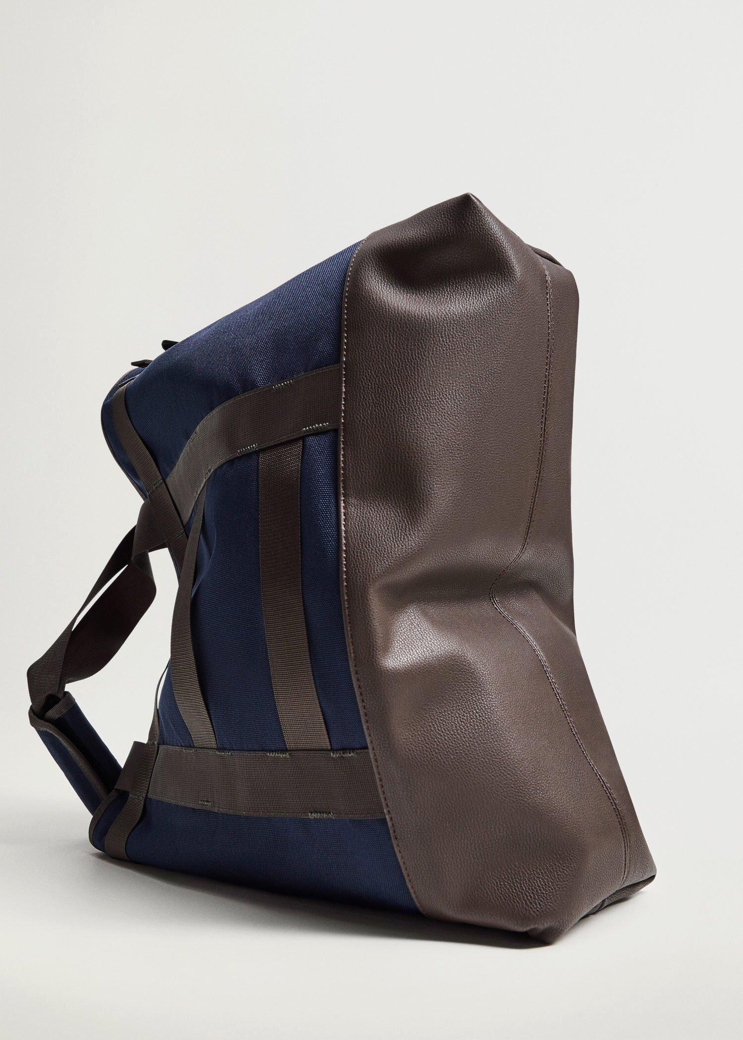 medium blue Pocket canvas tote bag, Men, , large image number 4