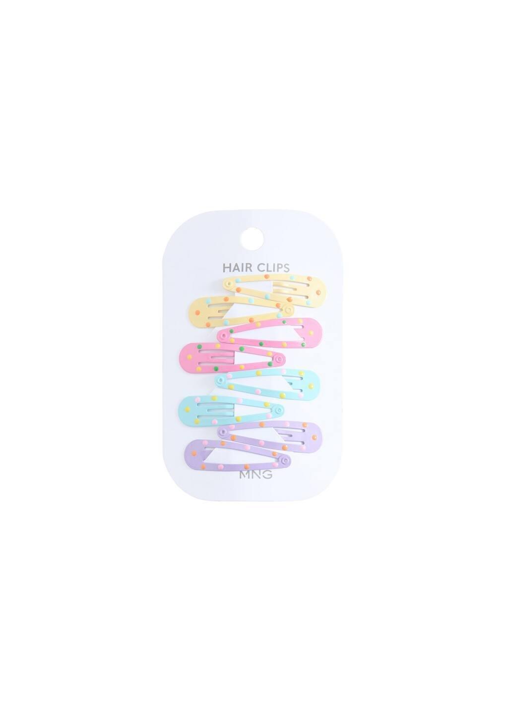 Pink Pack Of Clips, Kids Girl, Pink, large image number 1