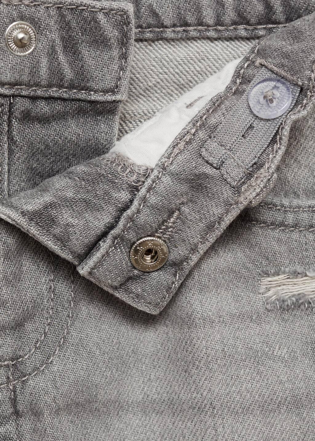 Grey Ripped Details Skinny-Fit Jeans, Baby Boy, , large image number 1
