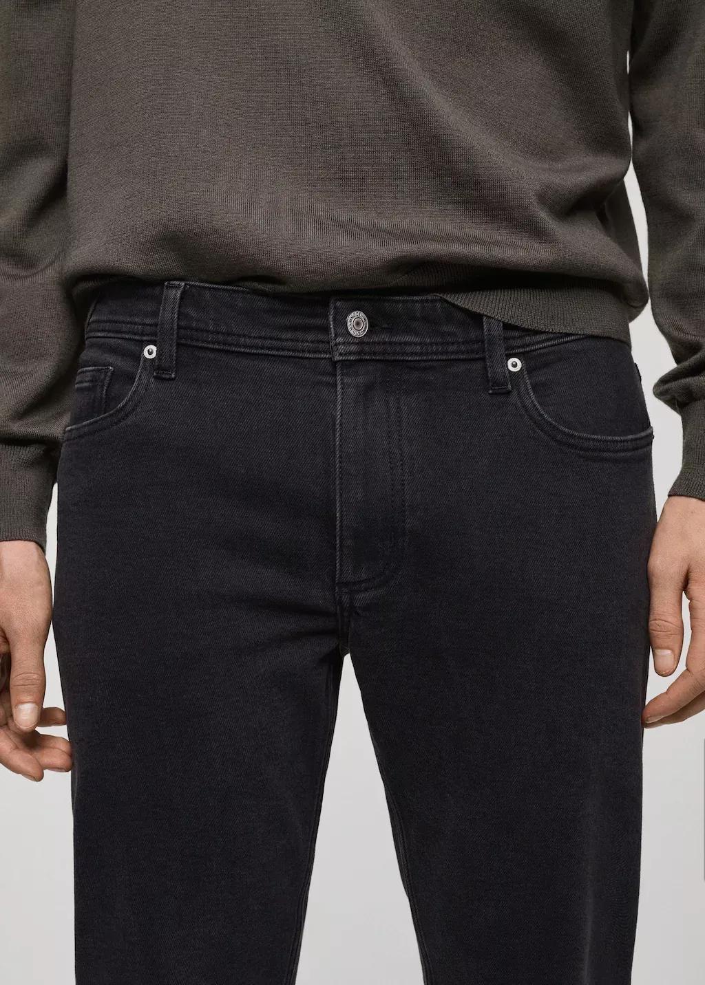 Grey Slim Fit Black Jan Jeans, , large image number 1