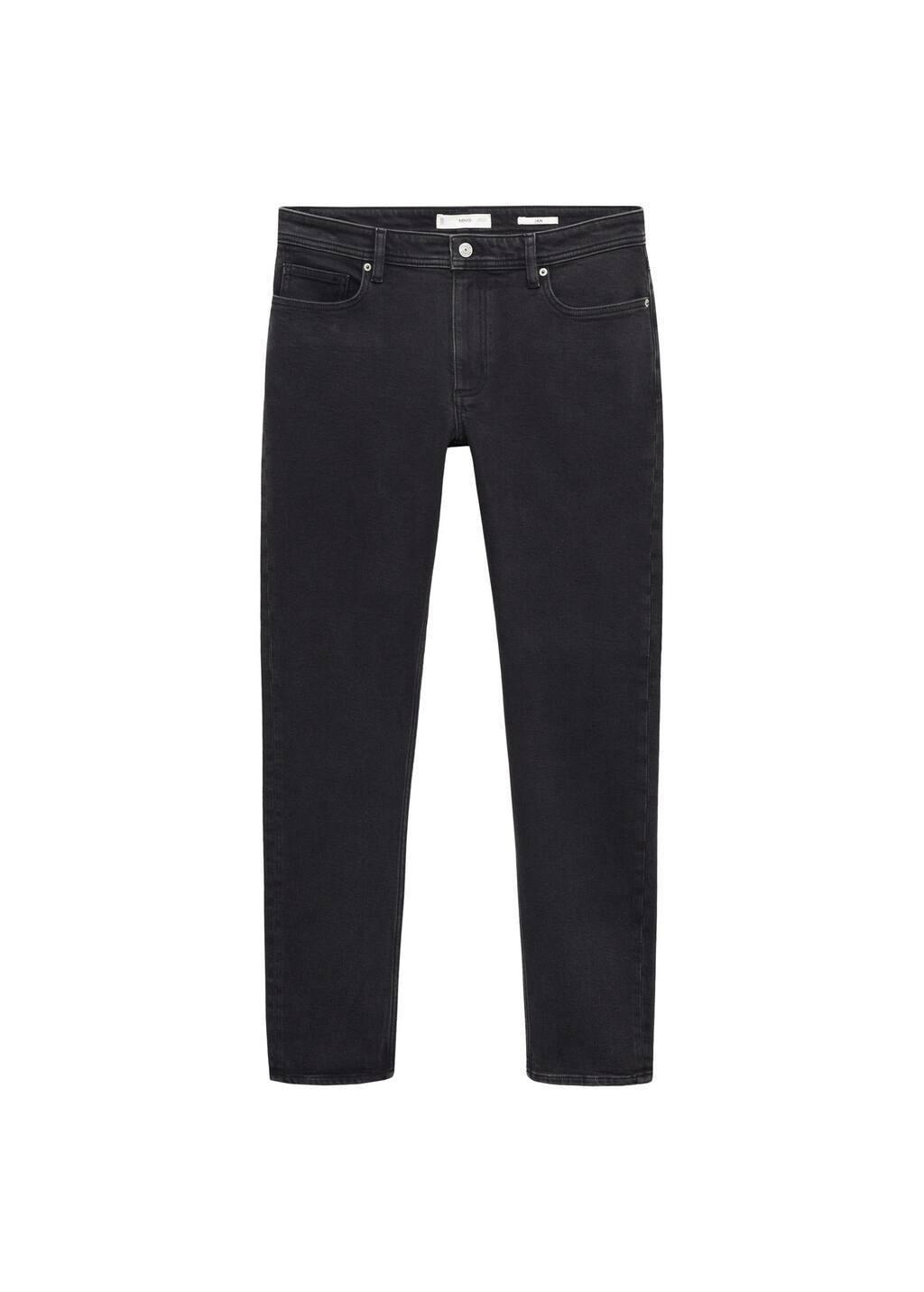 Grey Slim Fit Black Jan Jeans, , large image number 2