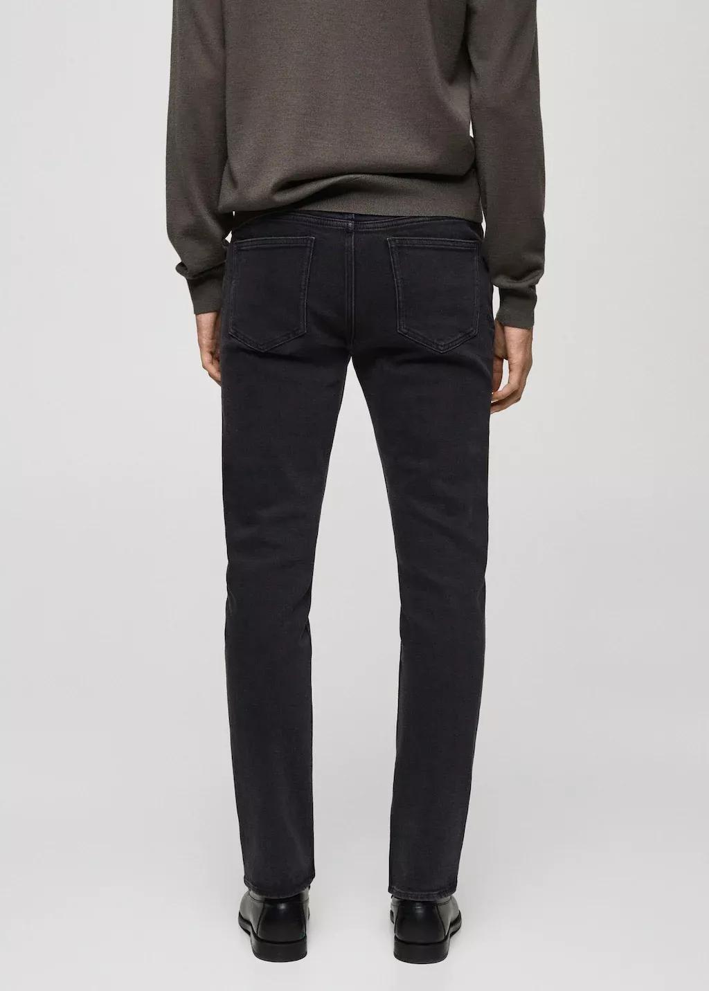 Grey Slim Fit Black Jan Jeans, , large image number 8