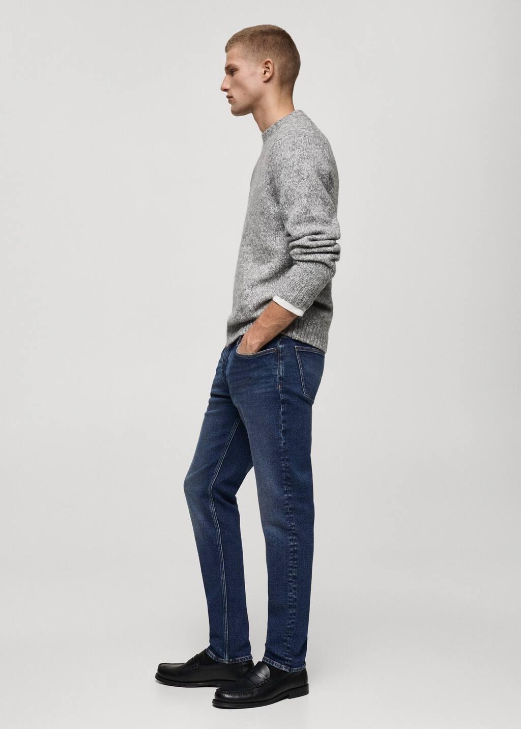 Blue Jan Slim-Fit Faded Dark-Wash Jeans, , large image number 3