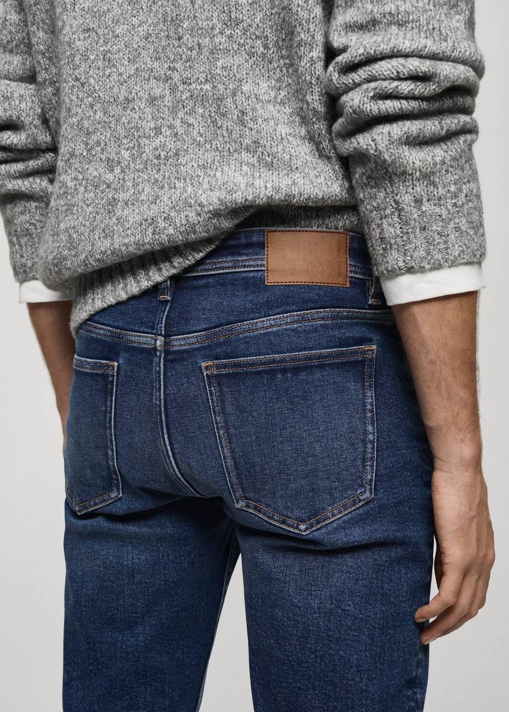 Blue Jan Slim-Fit Faded Dark-Wash Jeans, , large image number 4