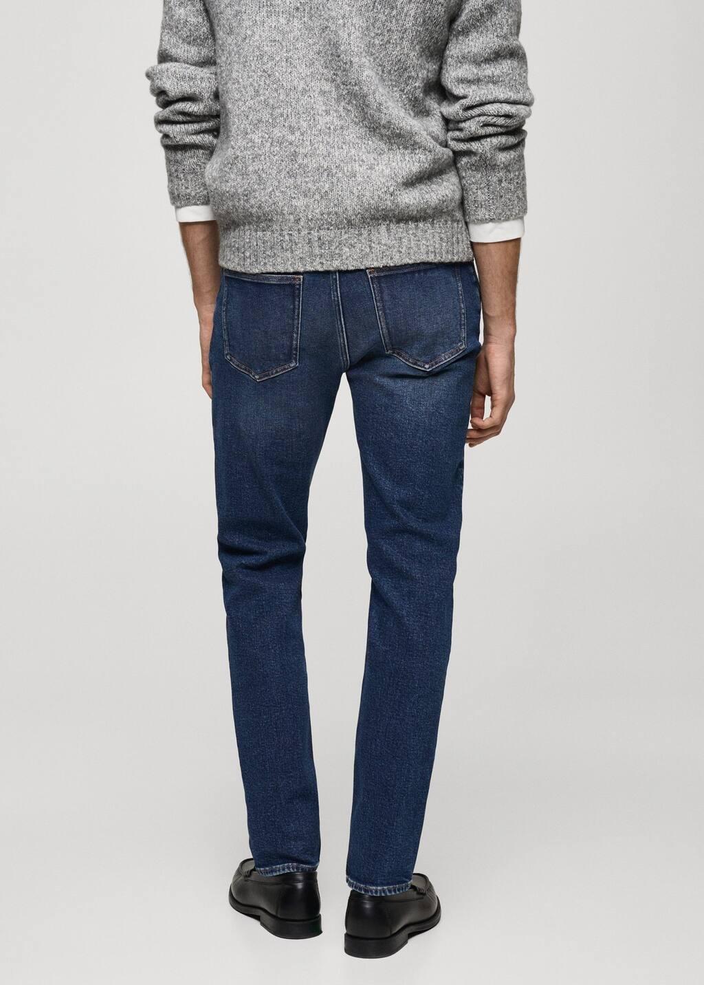 Blue Jan Slim-Fit Faded Dark-Wash Jeans, , large image number 8