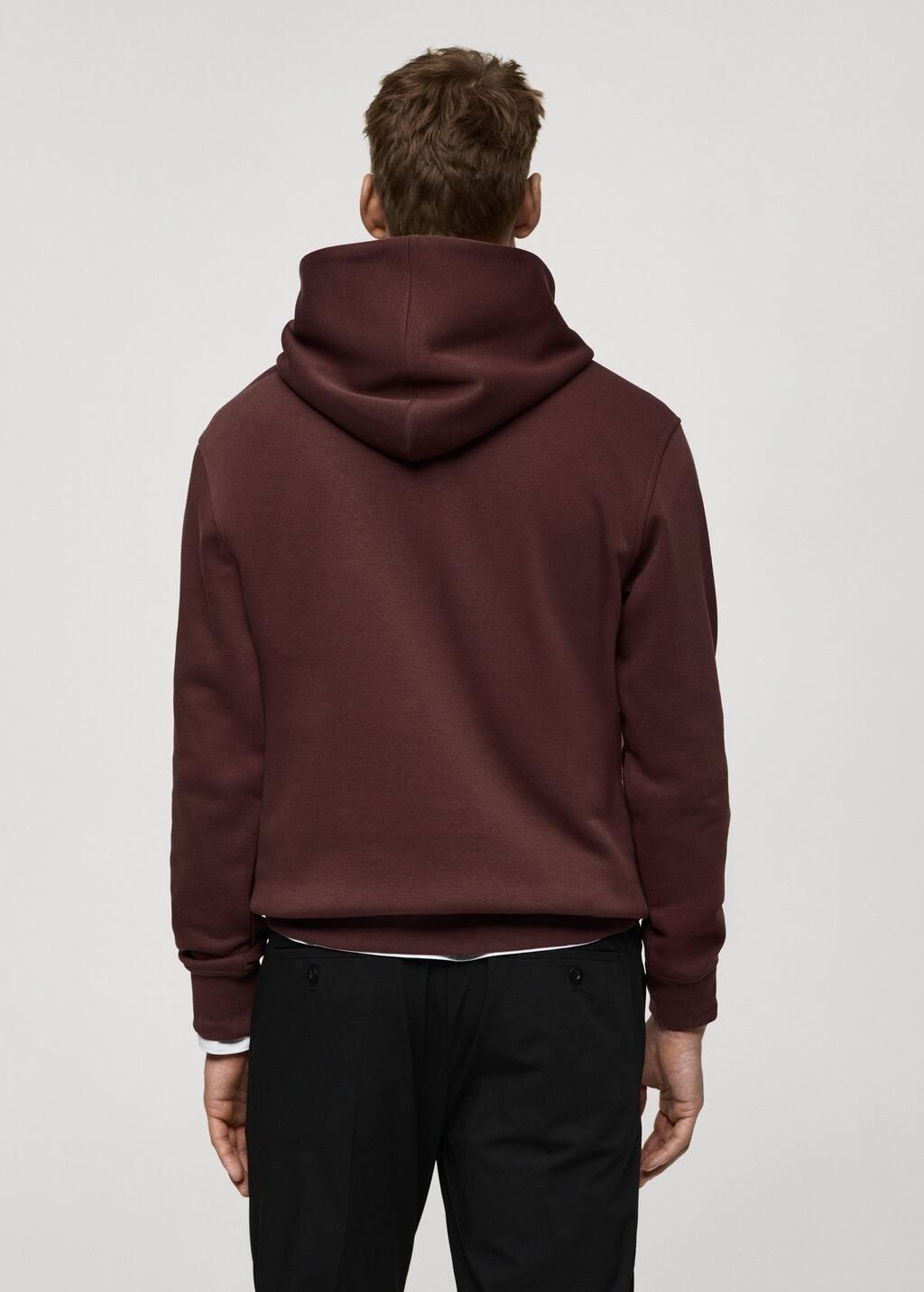 Red Printed Cotton Sweatshirt, , large image number 6