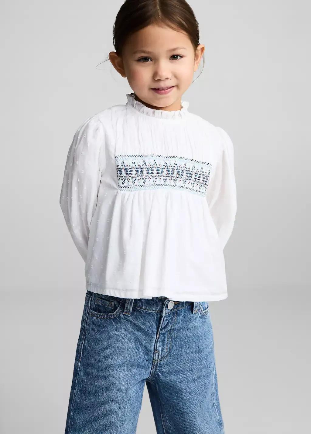 Blue Jeans Embroidered Culotte Regular, Kids Girls, , large image number 1