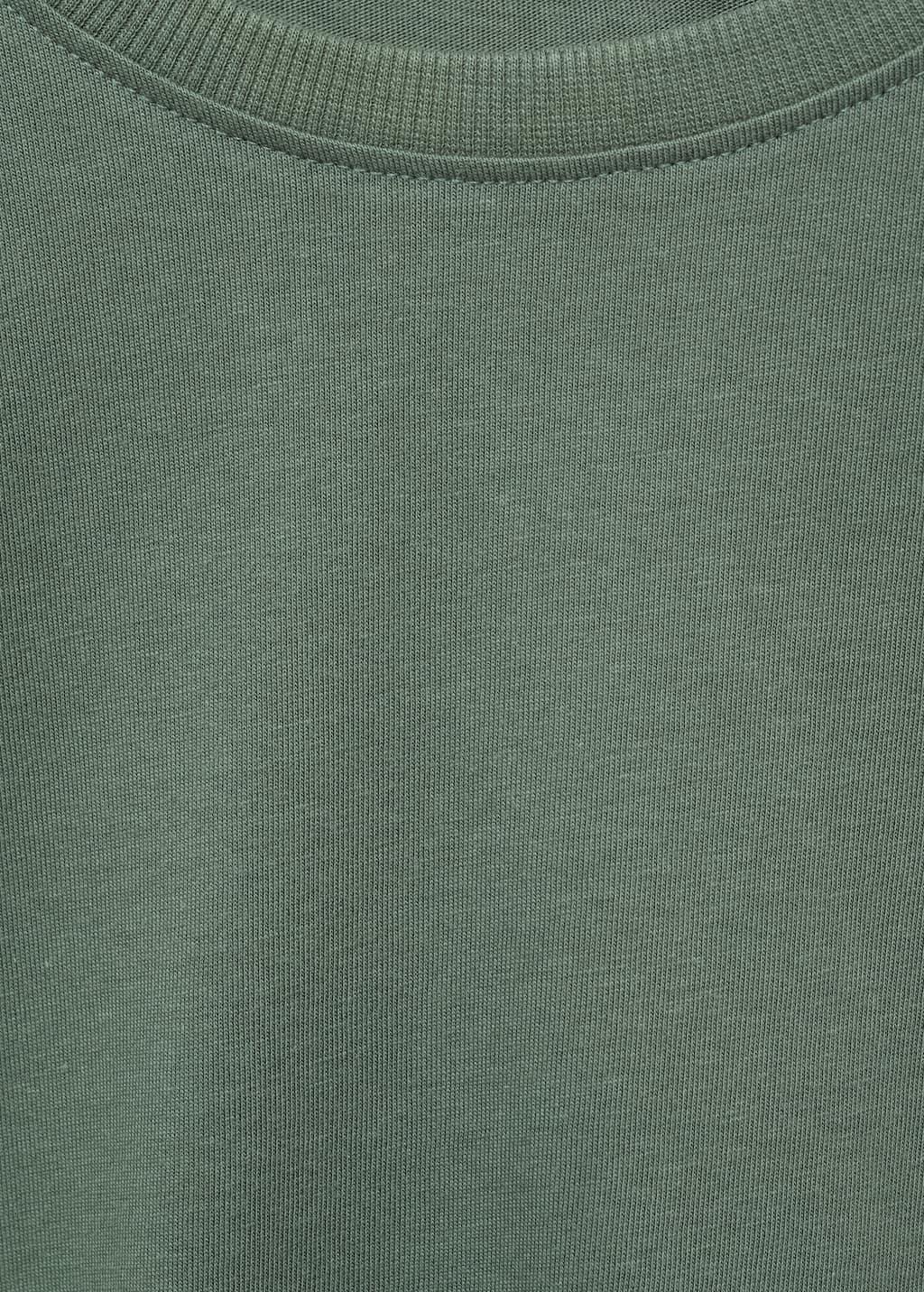 Green Printed Cotton-Blend T-Shirt, Kids Boy, , large image number 3