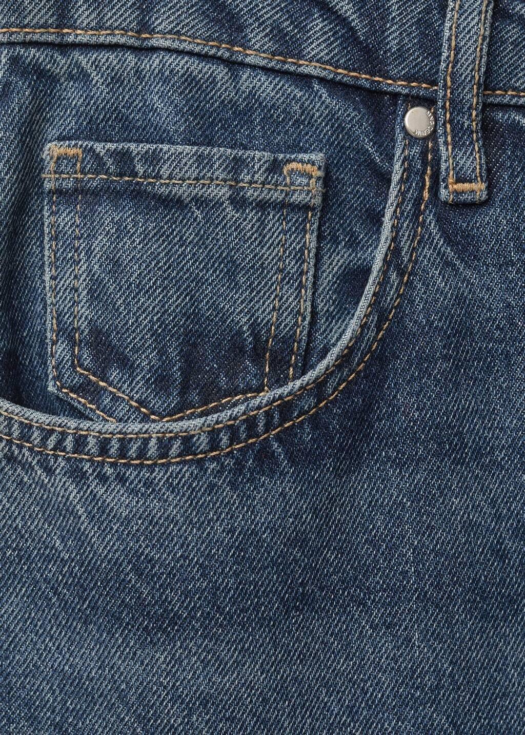 Blue Mid-Rise Flare Jeans, , large image number 3
