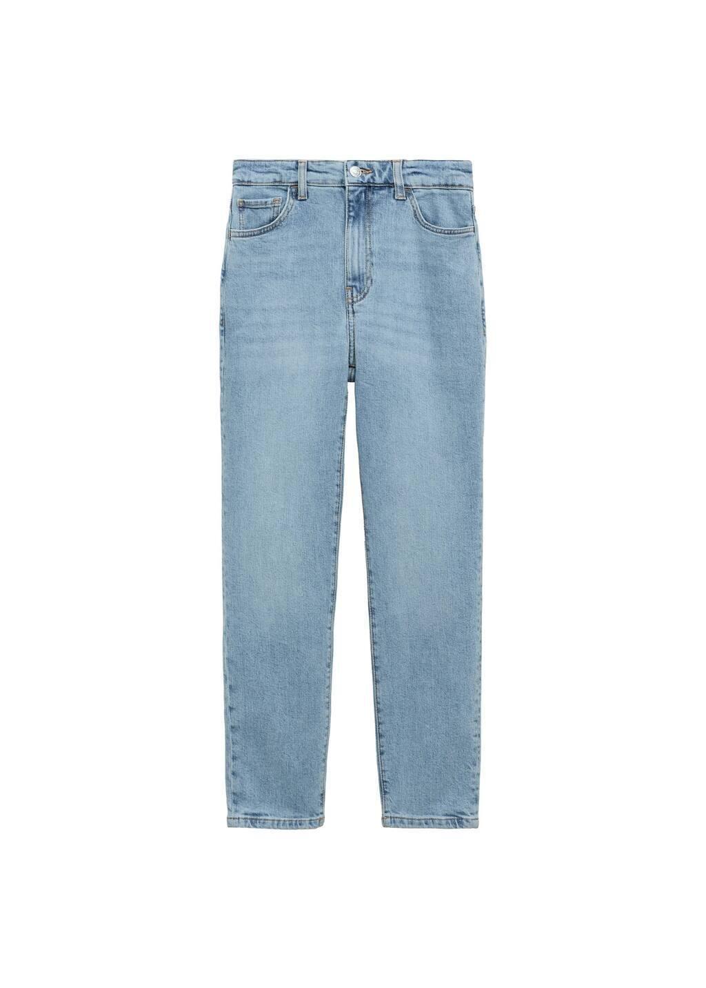 Blue Claudia Slim-Fit Cropped Jeans, , large image number 2
