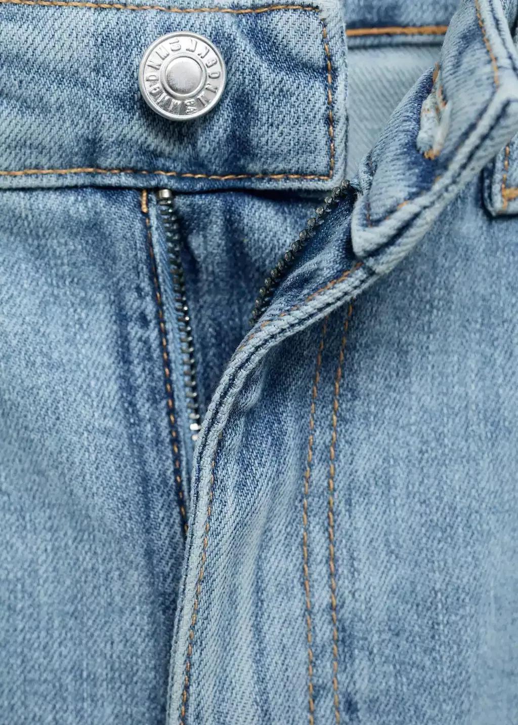 Blue Claudia Slim-Fit Cropped Jeans, , large image number 4
