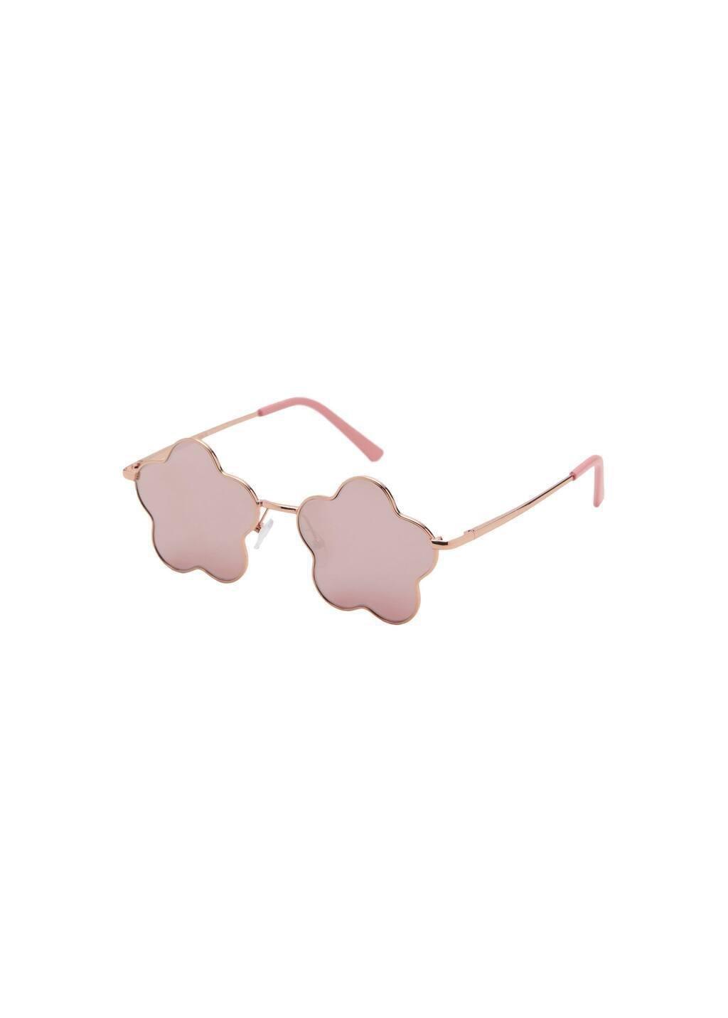 Gold Flower Sunglasses, Kids Girl, Gold, large image number 2