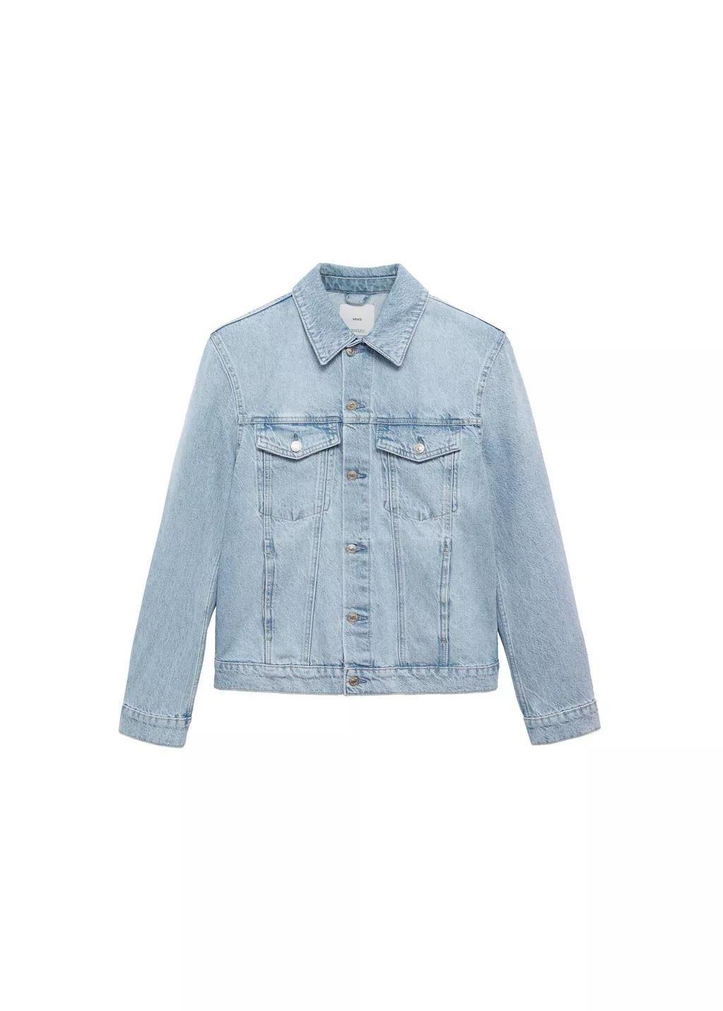 Blue Denim Jacket Pockets, , large image number 3