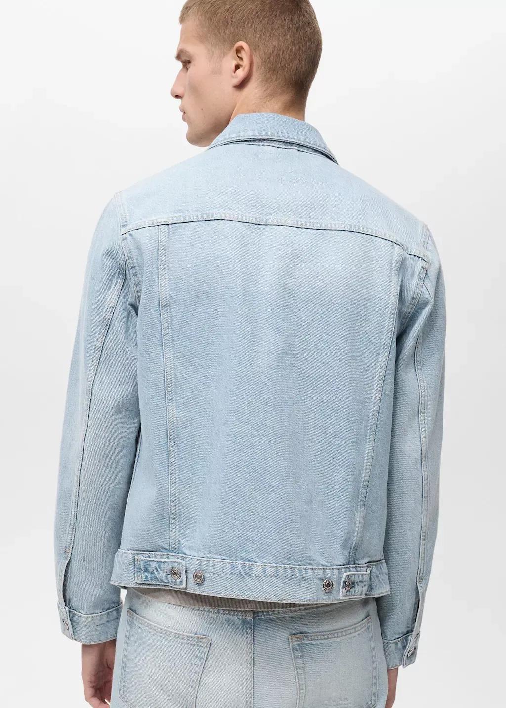 Blue Denim Jacket Pockets, , large image number 6