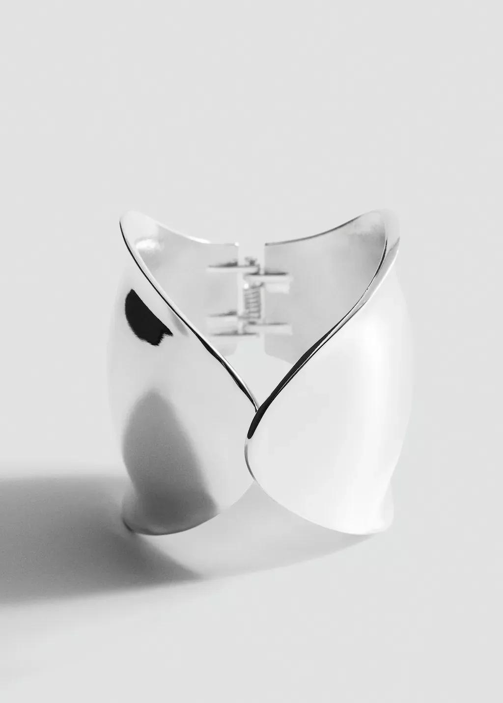 Silver Rigid Volume Bracelet, Silver, large image number 0