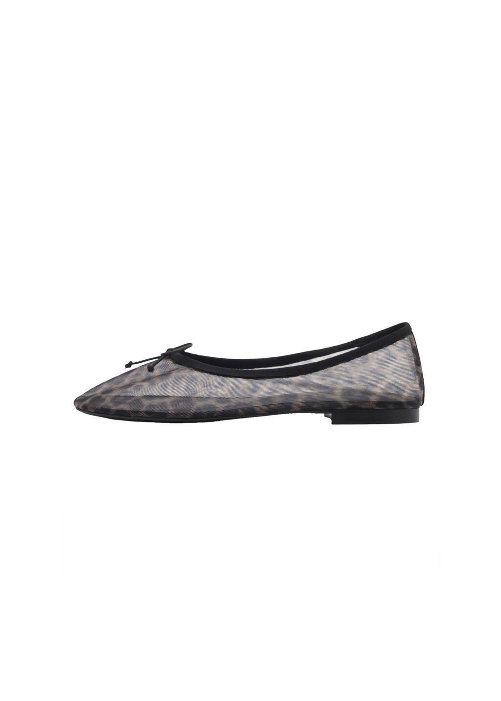 Black Leopard Semi-Transparent Ballerina, , large image number 2
