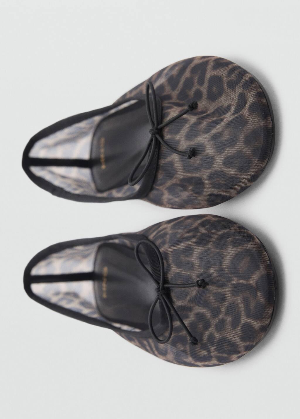 Black Leopard Semi-Transparent Ballerina, , large image number 3