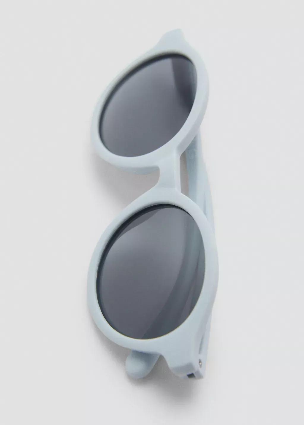 Blue Resin Frame Sunglasses, Baby Boy, Medium Blue, large image number 2