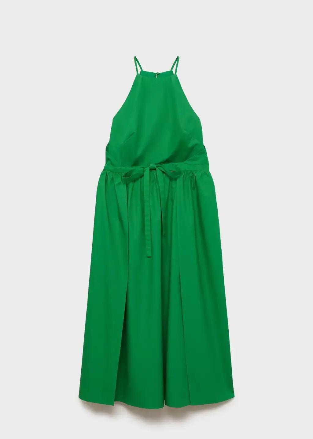 Green Pocket Flowy Shirt, , medium