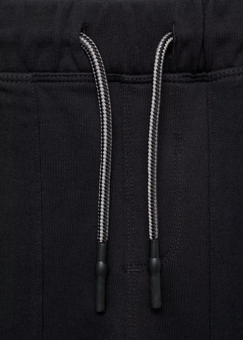Grey Cotton Jogger-Style Trousers, Kids Boy, , large image number 2
